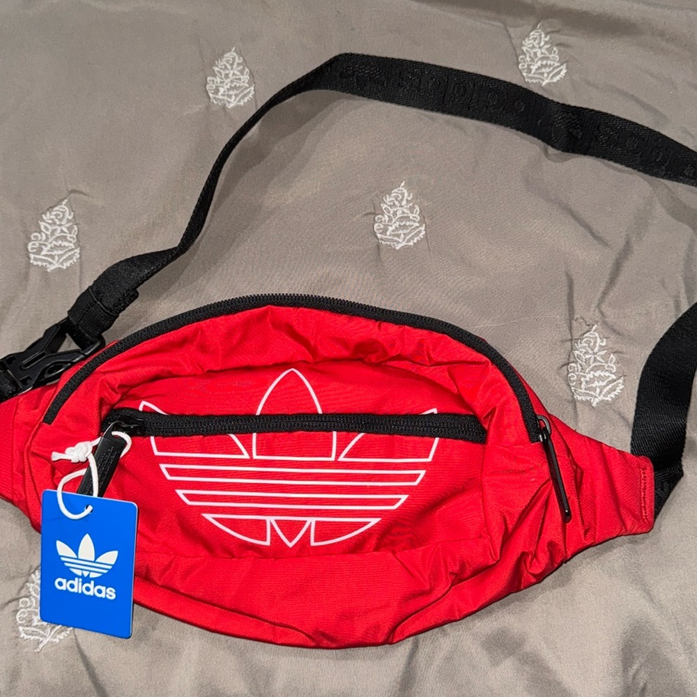 NWT Adidas National Waist Pack Fanny Pack Red